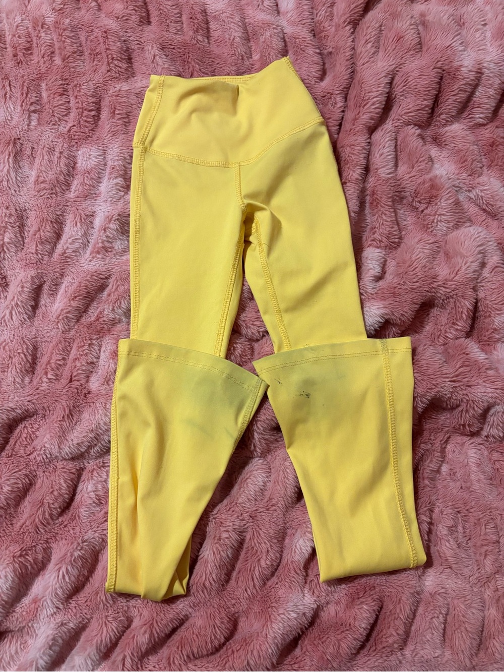 Kids Yellow Active Leggings Wide Leg Tiger Friday